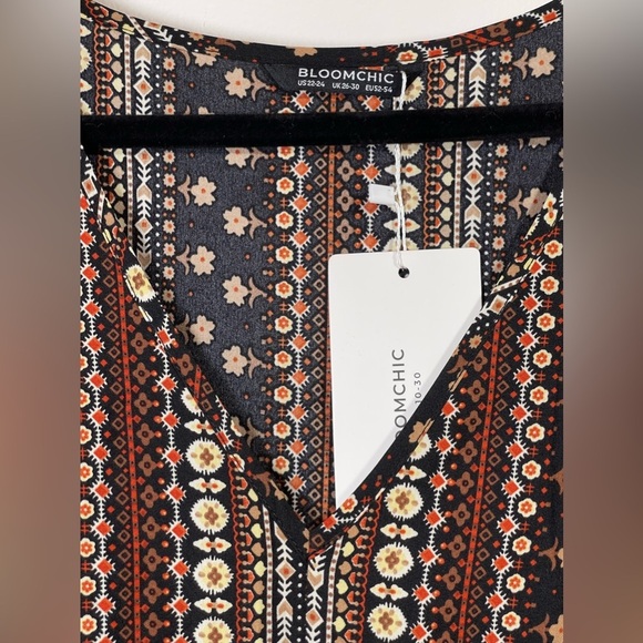 NWT‎ BloomChic Ruffle Sleeve V Neck Midi Dress Size 22/24 - Picture 5 of 8